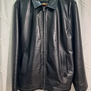 Vintage 1999 Mens Banana Republic Leather Jacket size LG